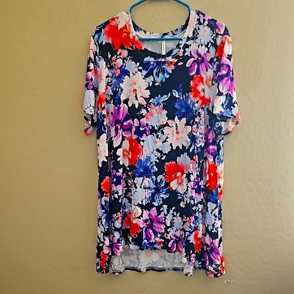 New multiple color tunic high low